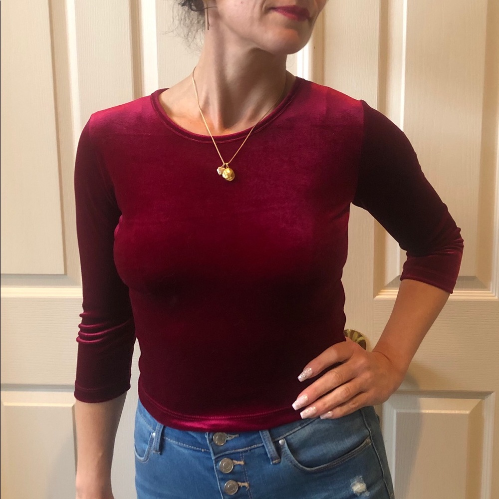 🥀 Red Velvet Long Sleeved Top🥀